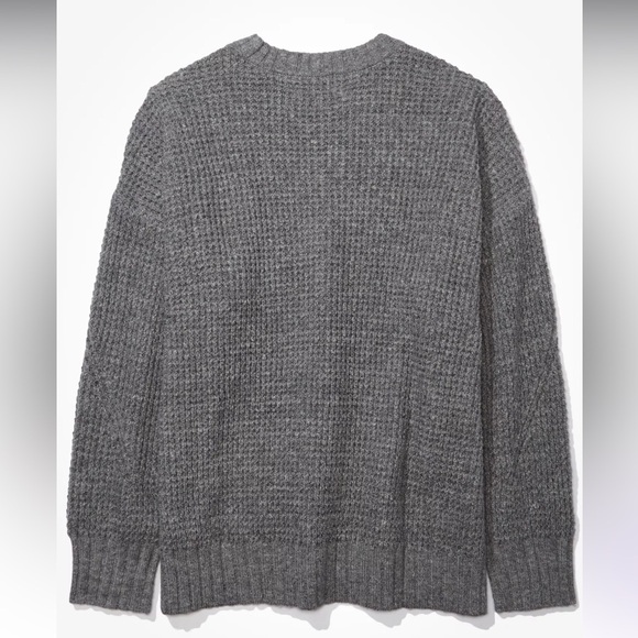 AE Oversized Waffle Knit Sweater - Picture 4 of 4